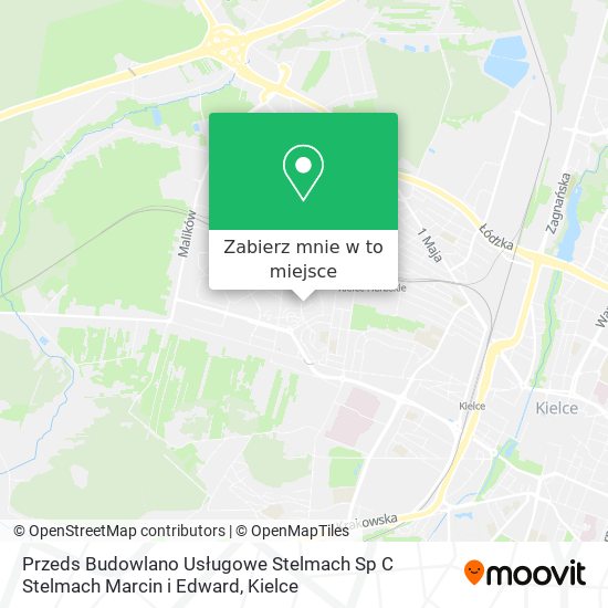 Mapa Przeds Budowlano Usługowe Stelmach Sp C Stelmach Marcin i Edward
