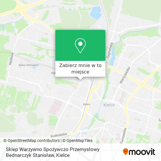 Mapa Sklep Warzywno Spożywczo Przemysłowy Bednarczyk Stanisław