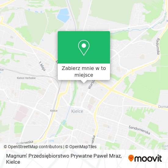 Mapa Magnum' Przedsiębiorstwo Prywatne Paweł Mraz