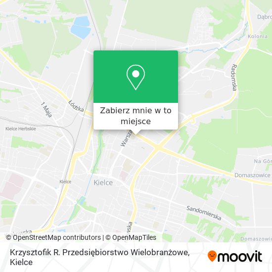 Mapa Krzysztofik R. Przedsiębiorstwo Wielobranżowe