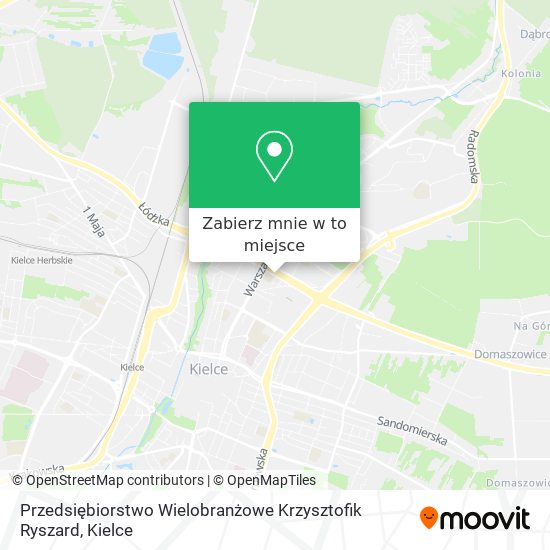 Mapa Przedsiębiorstwo Wielobranżowe Krzysztofik Ryszard