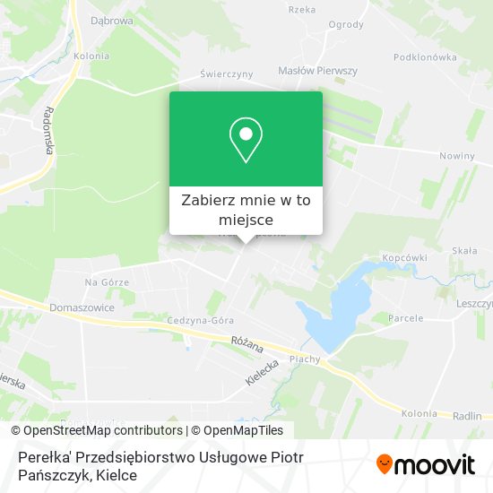 Mapa Perełka' Przedsiębiorstwo Usługowe Piotr Pańszczyk