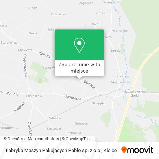 Mapa Fabryka Maszyn Pakujących Pablo sp. z o.o.
