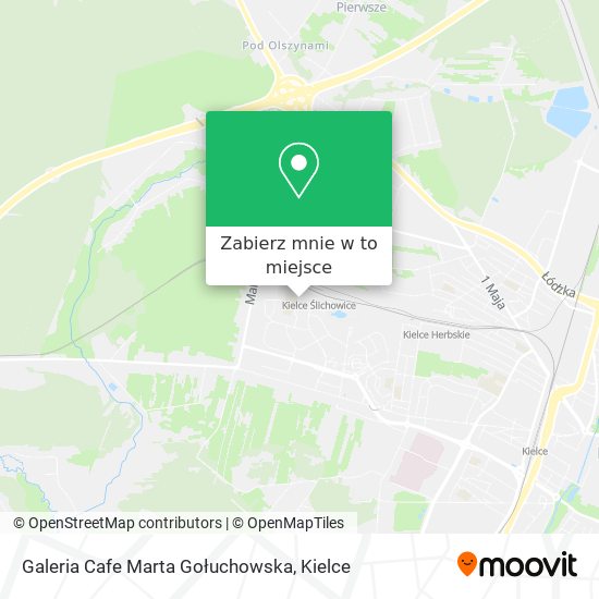 Mapa Galeria Cafe Marta Gołuchowska