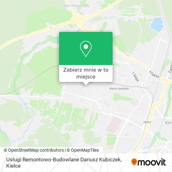 Mapa Usługi Remontowo-Budowlane Dariusz Kubiczek