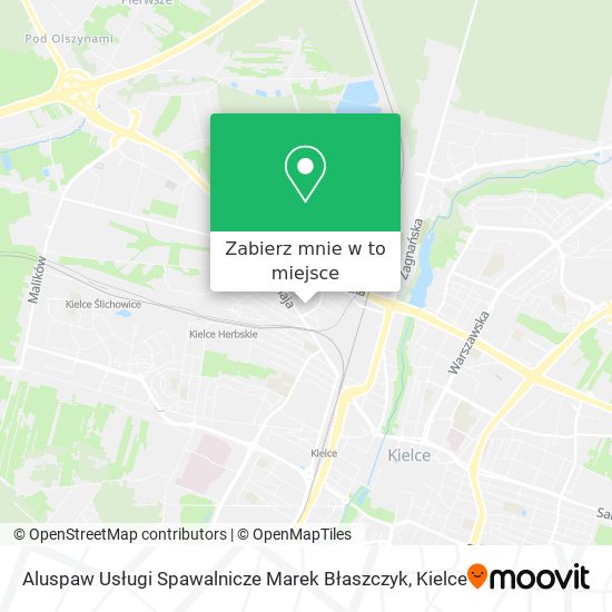 Mapa Aluspaw Usługi Spawalnicze Marek Błaszczyk