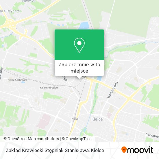 Mapa Zakład Krawiecki Stępniak Stanisława