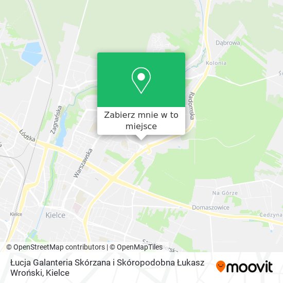 Mapa Łucja Galanteria Skórzana i Skóropodobna Łukasz Wroński