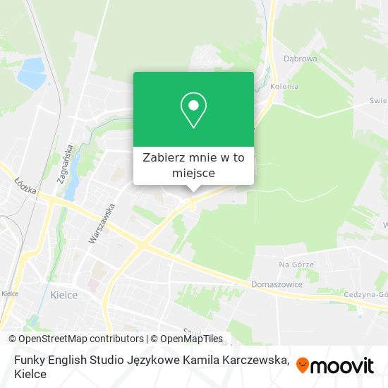 Mapa Funky English Studio Językowe Kamila Karczewska