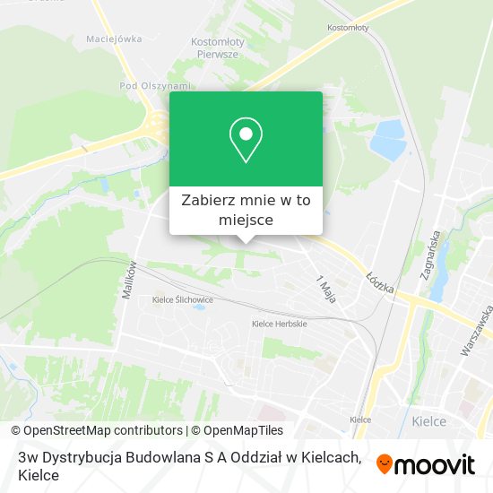 Mapa 3w Dystrybucja Budowlana S A Oddział w Kielcach