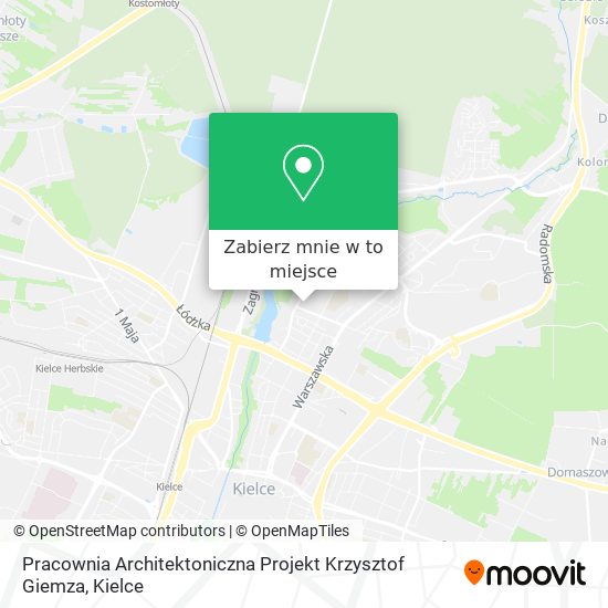 Mapa Pracownia Architektoniczna Projekt Krzysztof Giemza