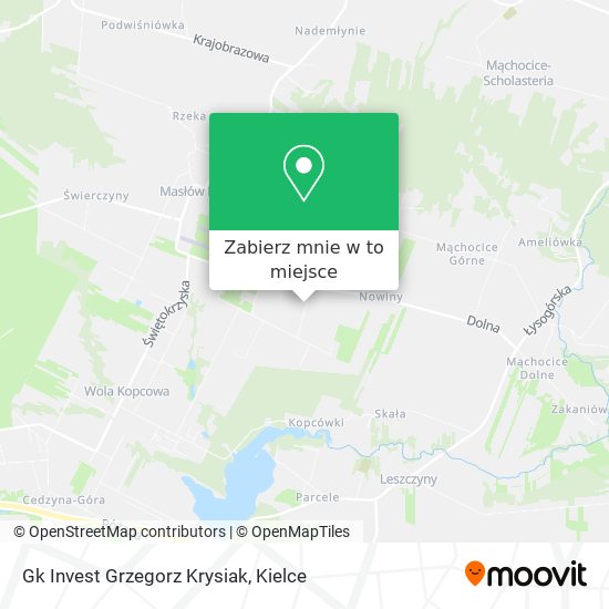 Mapa Gk Invest Grzegorz Krysiak