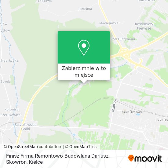 Mapa Finisz Firma Remontowo-Budowlana Dariusz Skowron