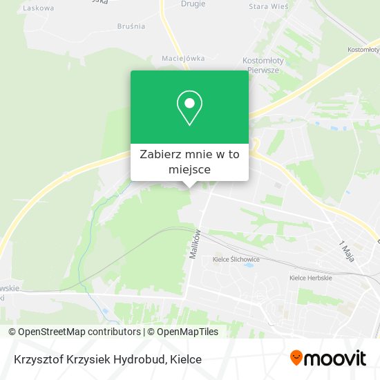 Mapa Krzysztof Krzysiek Hydrobud