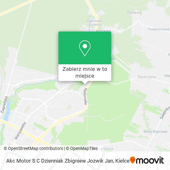 Mapa Akc Motor S C Dzienniak Zbigniew Jozwik Jan