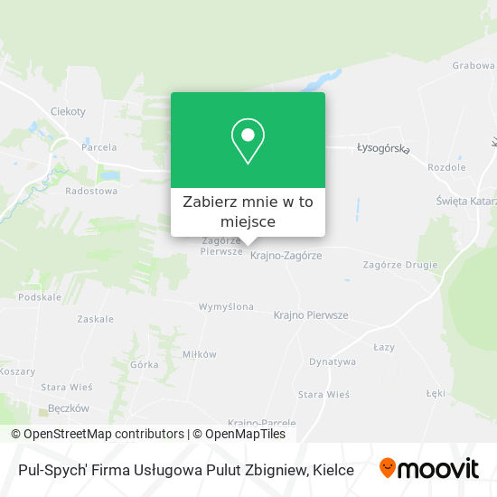Mapa Pul-Spych' Firma Usługowa Pulut Zbigniew