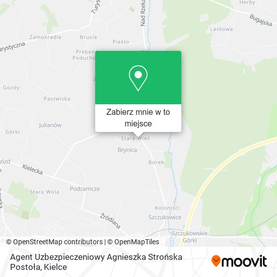 Mapa Agent Uzbezpieczeniowy Agnieszka Strońska Postoła