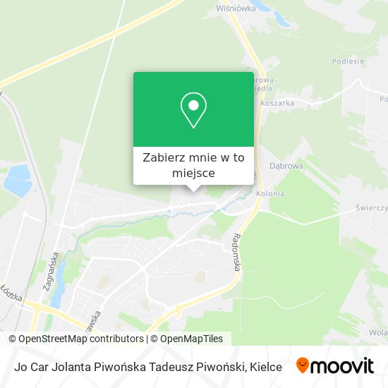Mapa Jo Car Jolanta Piwońska Tadeusz Piwoński