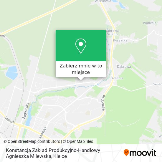 Mapa Konstancja Zakład Produkcyjno-Handlowy Agnieszka Milewska