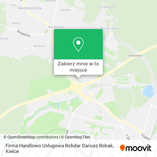 Mapa Firma Handlowo Usługowa Robdar Dariusz Robak