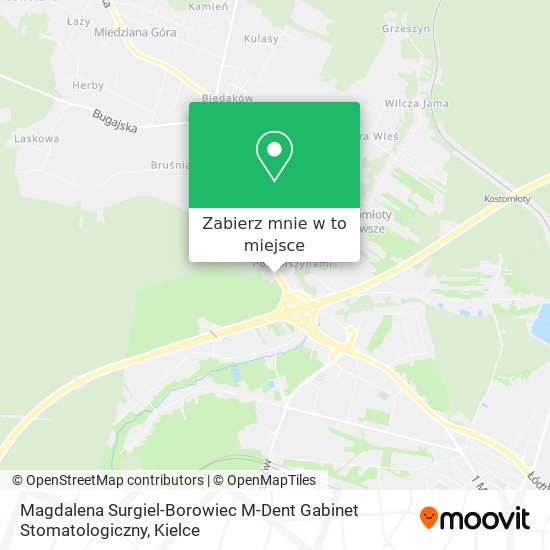 Mapa Magdalena Surgiel-Borowiec M-Dent Gabinet Stomatologiczny