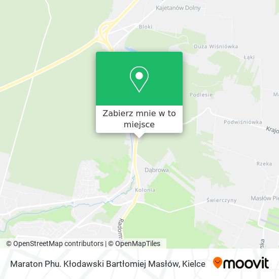 Mapa Maraton Phu. Kłodawski Bartłomiej Masłów