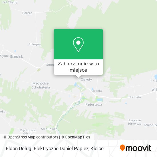 Mapa Eldan Usługi Elektryczne Daniel Papież