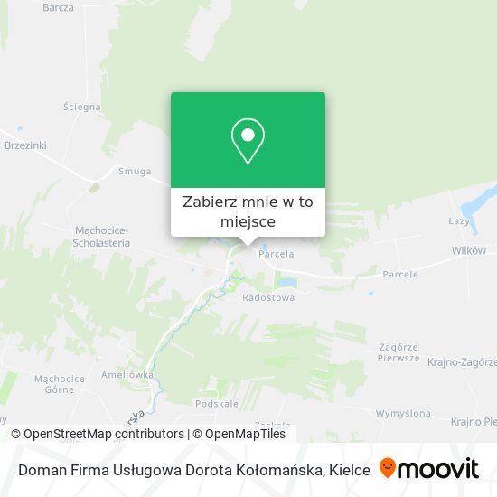 Mapa Doman Firma Usługowa Dorota Kołomańska