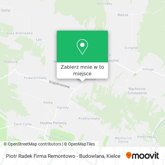 Mapa Piotr Radek Firma Remontowo - Budowlana
