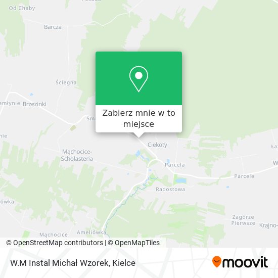 Mapa W.M Instal Michał Wzorek