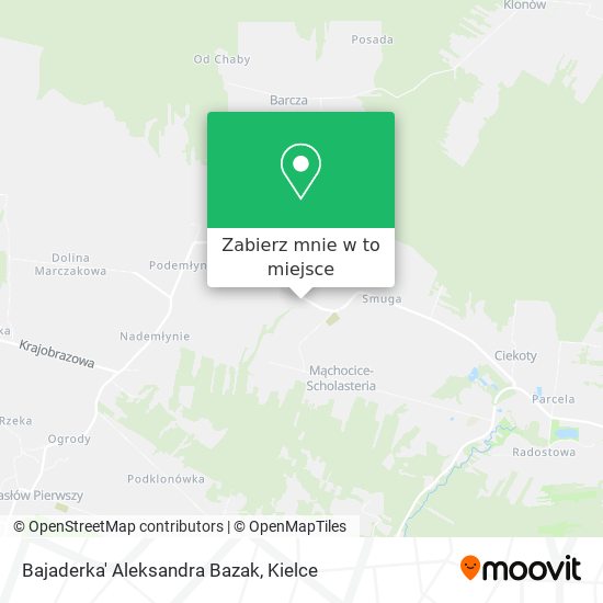 Mapa Bajaderka' Aleksandra Bazak