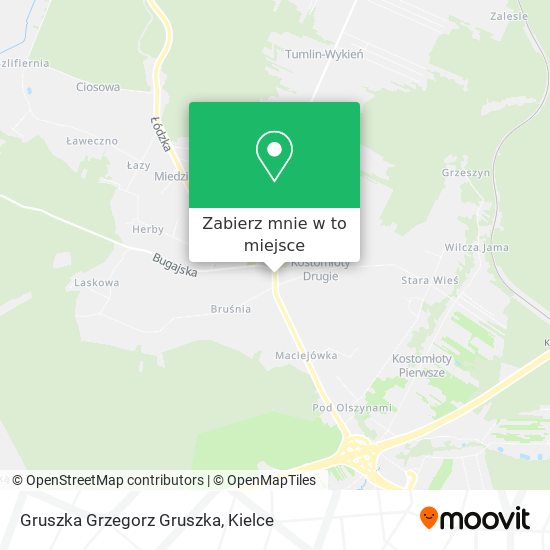 Mapa Gruszka Grzegorz Gruszka