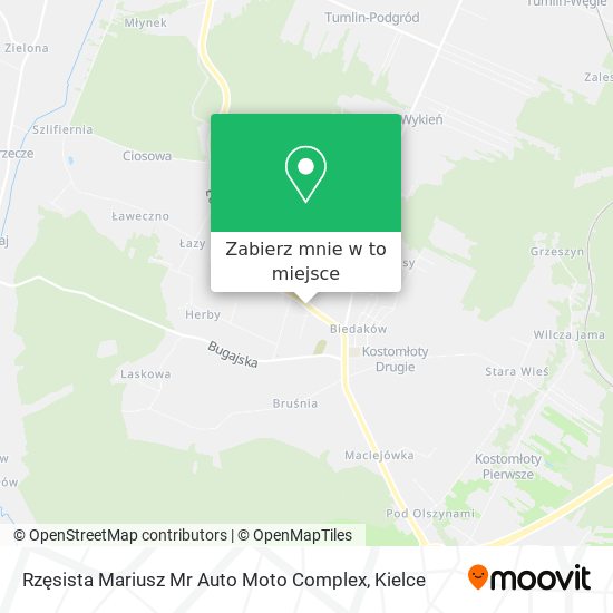 Mapa Rzęsista Mariusz Mr Auto Moto Complex