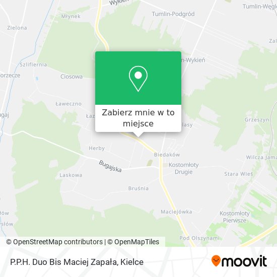Mapa P.P.H. Duo Bis Maciej Zapała