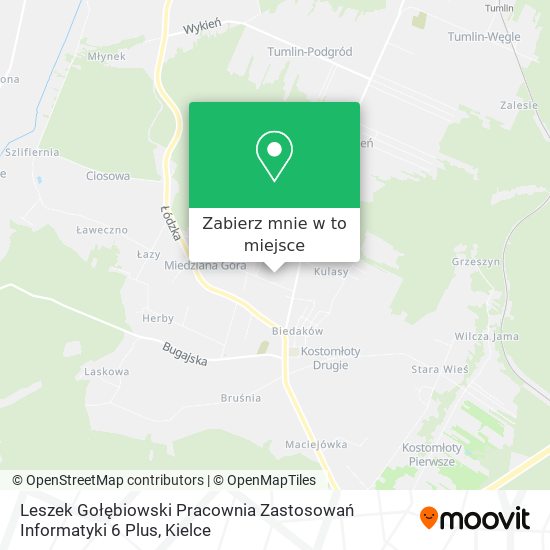 Mapa Leszek Gołębiowski Pracownia Zastosowań Informatyki 6 Plus