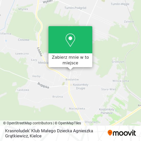 Mapa Krasnoludek' Klub Małego Dziecka Agnieszka Grątkiewicz