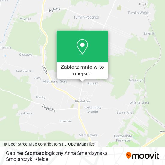 Mapa Gabinet Stomatologiczny Anna Smerdzynska Smolarczyk