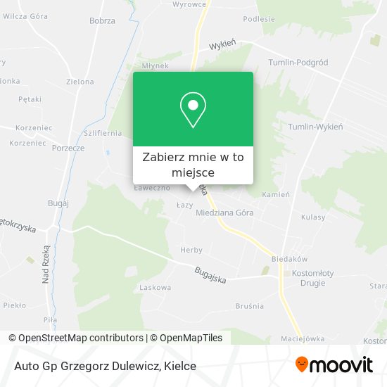 Mapa Auto Gp Grzegorz Dulewicz