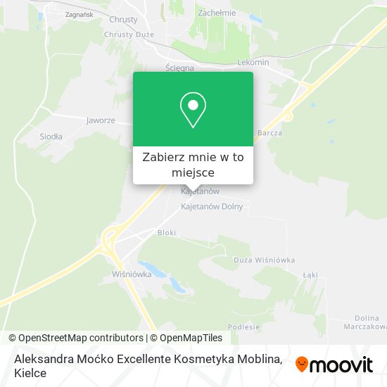 Mapa Aleksandra Moćko Excellente Kosmetyka Moblina