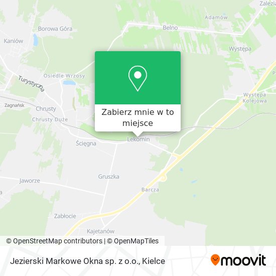 Mapa Jezierski Markowe Okna sp. z o.o.