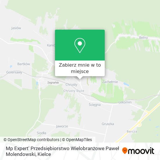 Mapa Mp Expert' Przedsiębiorstwo Wielobranżowe Paweł Molendowski
