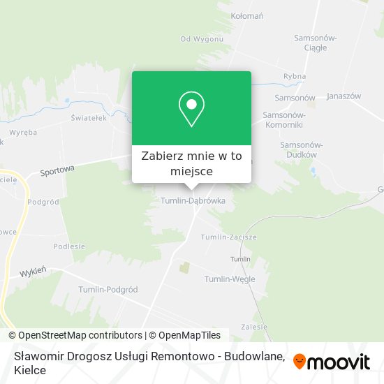 Mapa Sławomir Drogosz Usługi Remontowo - Budowlane