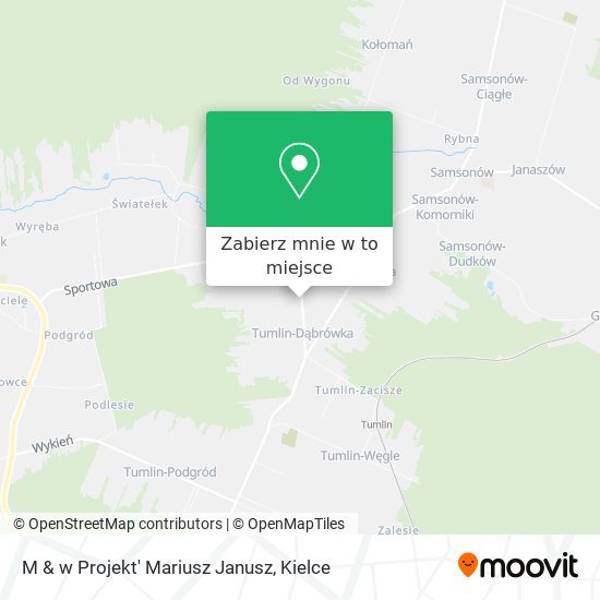 Mapa M & w Projekt' Mariusz Janusz