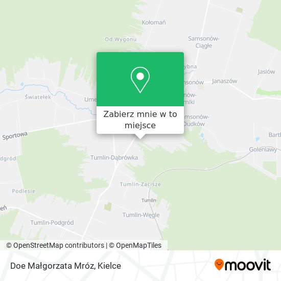 Mapa Doe Małgorzata Mróz