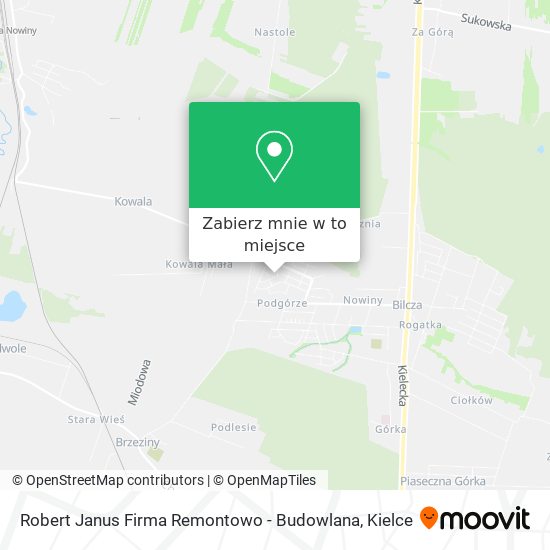 Mapa Robert Janus Firma Remontowo - Budowlana