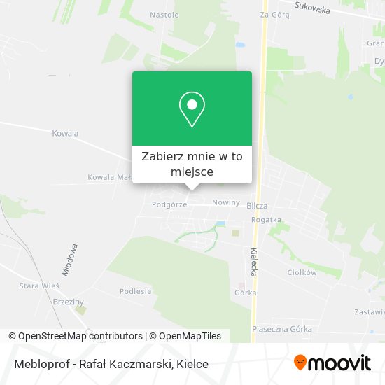 Mapa Mebloprof - Rafał Kaczmarski