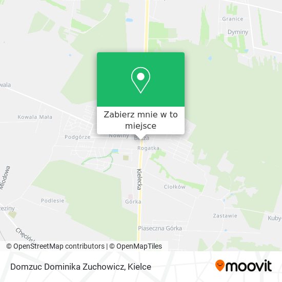 Mapa Domzuc Dominika Zuchowicz