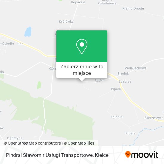 Mapa Pindral Sławomir Usługi Transportowe