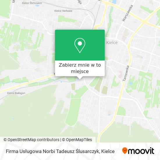 Mapa Firma Usługowa Norbi Tadeusz Ślusarczyk