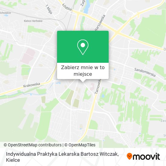 Mapa Indywidualna Praktyka Lekarska Bartosz Witczak